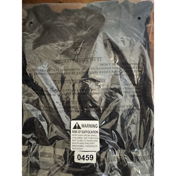 Abercrombie & Fitch Men’s Soft A&F Tee Minimalist Long Sleeve Charcoal Gray XL - Picture 6 of 6